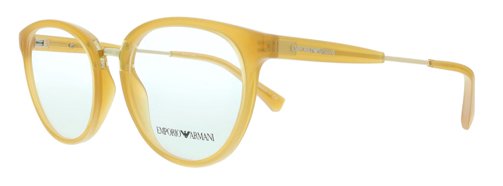 Emporio Armani  Yellow Cat Eye Eyeglasses