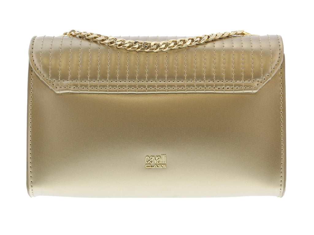 Roberto Cavalli HXLPB9 100 Gold Shoulder Bag