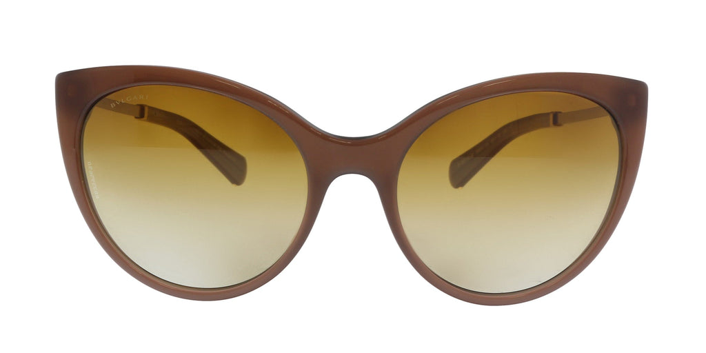 Bulgari  Light Brown Cat Eye Sunglasses