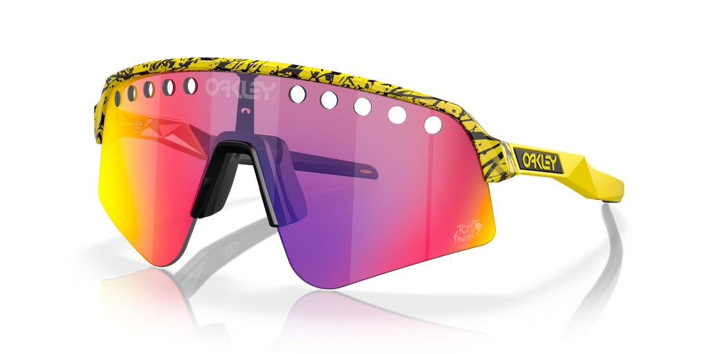 Oakley  Semi-Rimless Tdf splatter Shield Sunglasses