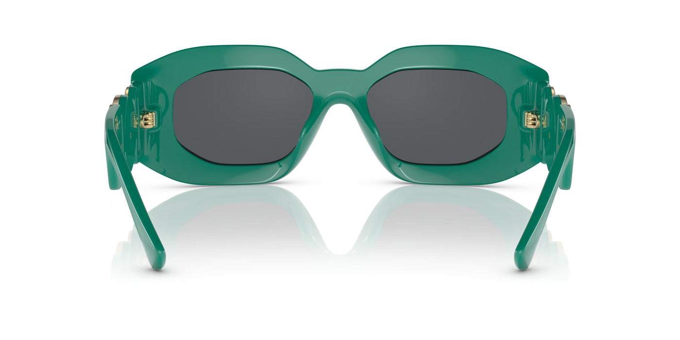 Versace 0VE4425U 53687 Full Rim Turquoise Rectangle Sunglasses