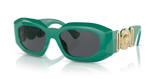 Versace 0VE4425U 53687 Full Rim Turquoise Rectangle Sunglasses