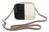 Roberto Cavalli Class Taupe/Black/White Dolly Small Shoulder Bag