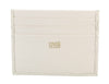 Roberto Cavalli Class White Embossed Dolly Credit Card Holder