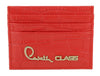 Roberto Cavalli Class Coral Embossed Dolly Credit Card Holder