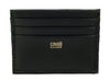 Roberto Cavalli Class Black Embossed Dolly Credit Card Holder