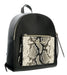 Roberto Cavalli Class Black Medium Structured Susan Backpack