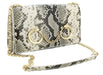 Roberto Cavalli Class BeigeTextured Millie Deluxe Small Clutch