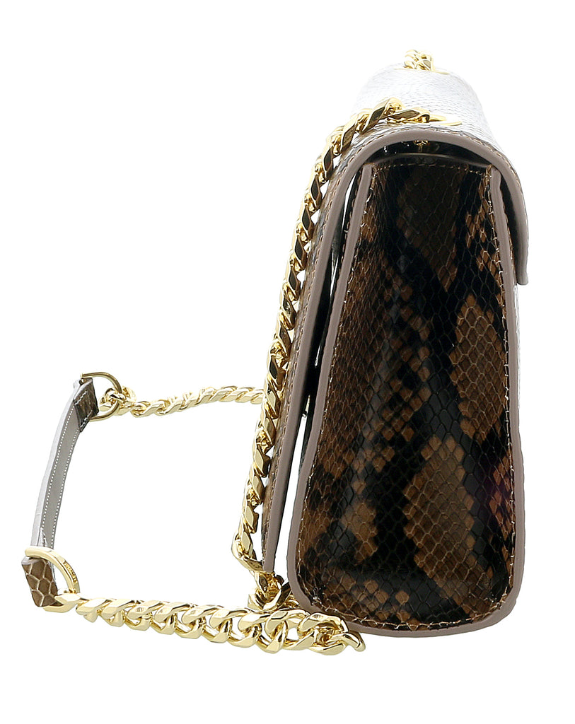 Roberto Cavalli Class Brown  Millie Deluxe Clutch / Shoulder Bag