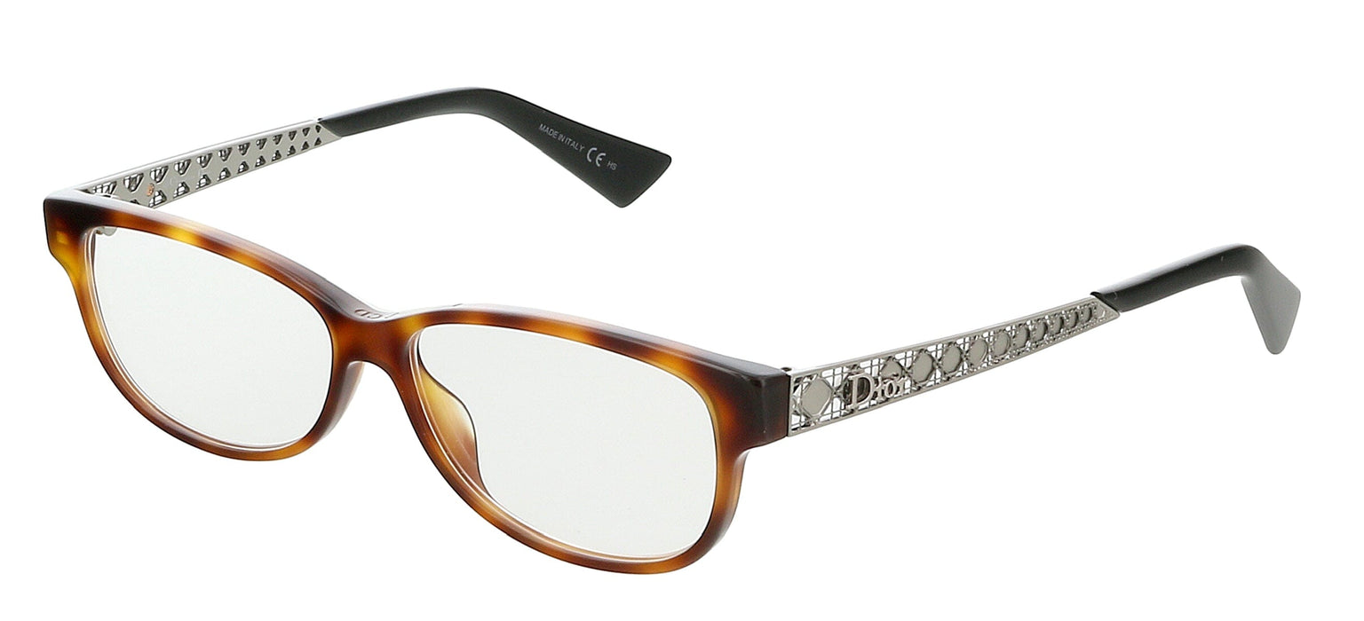 DIORAMAO5 86 Dark Havana Rectangle Optical Frames