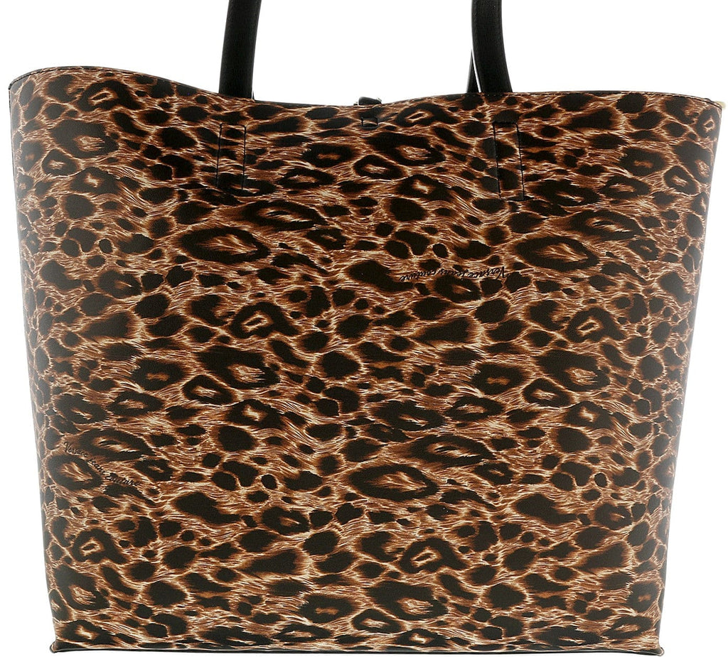 Versace Jeans Couture Reversible Signature Animal Print  Large Shopper Tote