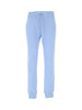 Versace Jeans Couture Light Blue 100% Cotton Signature Cuffed Logo Drawstring Sweatpants-M
