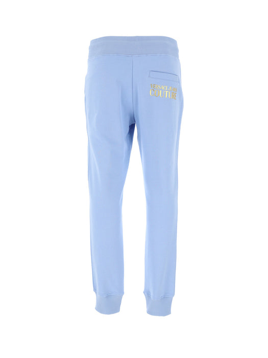 Versace Jeans Couture  100% Cotton Signature Cuffed Logo Drawstring Sweatpants-