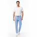 Versace Jeans Couture Light Blue 100% Cotton Signature Cuffed Logo Drawstring Sweatpants-M