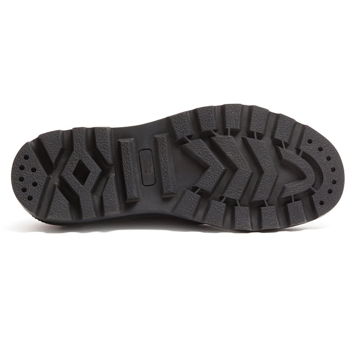 Love Moschino Black Lug Sole Embroidered Sneakers