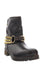 Love Moschino Brown  Gold Tone Embellished Biker Boots-5