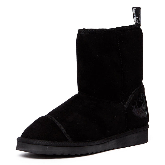 Love Moschino Black Ankle Snow Boots