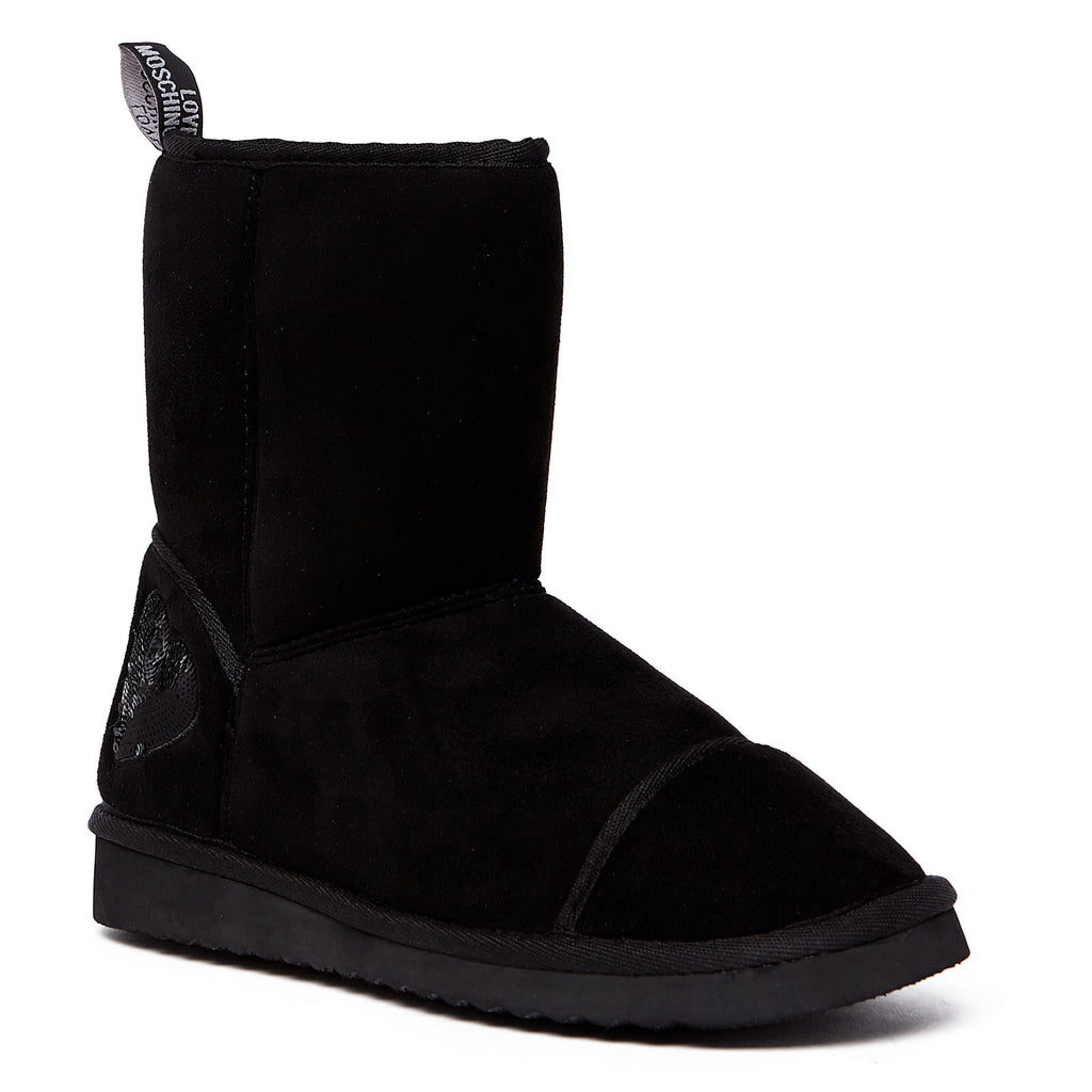 Love Moschino Black Ankle Snow Boots-10