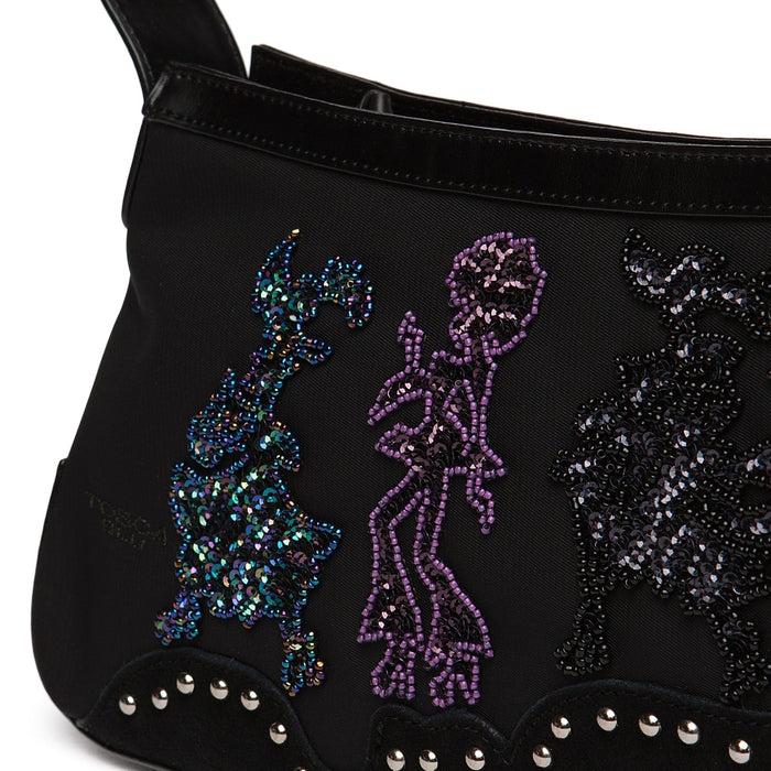 Tosca Blu Black Medium Tall Shoulder Bag