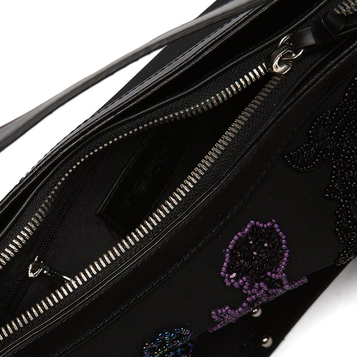 Tosca Blu Black Medium Tall Shoulder Bag