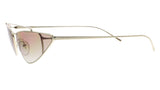 Prada   CATWALK Silver Light Gold Sunglasses