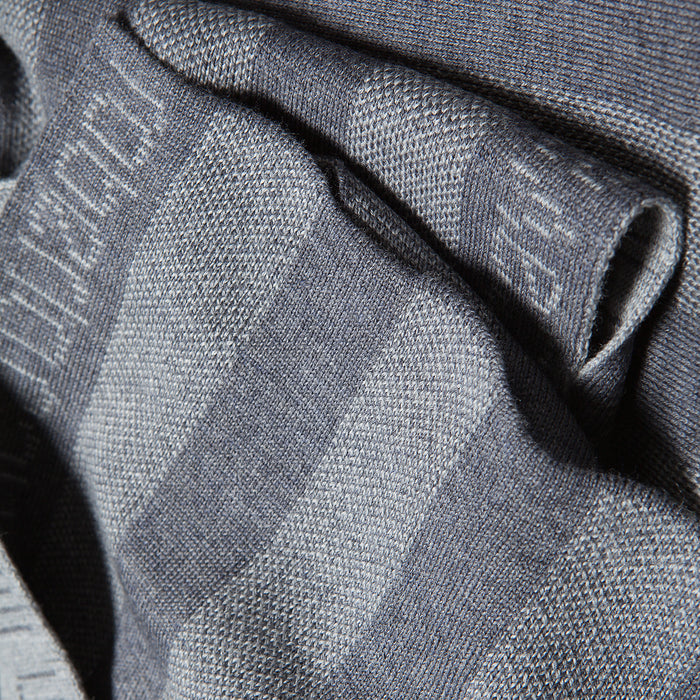 Roberto Cavalli Men's Light Grey 100% Wool Scarf