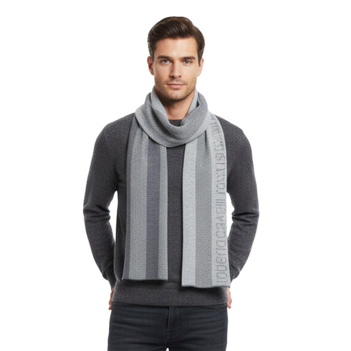 Roberto Cavalli light grey Wool Scarf