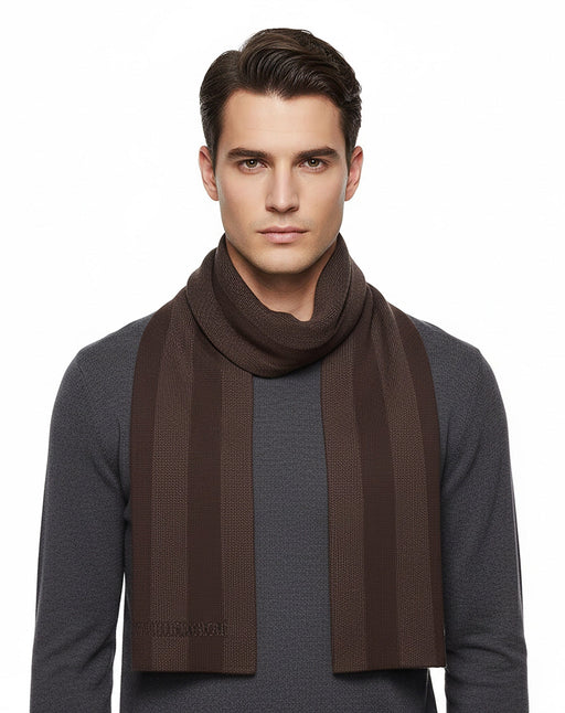 Roberto Cavalli brown Wool Scarf