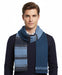 Roberto Cavalli blue Wool Blend Scarf