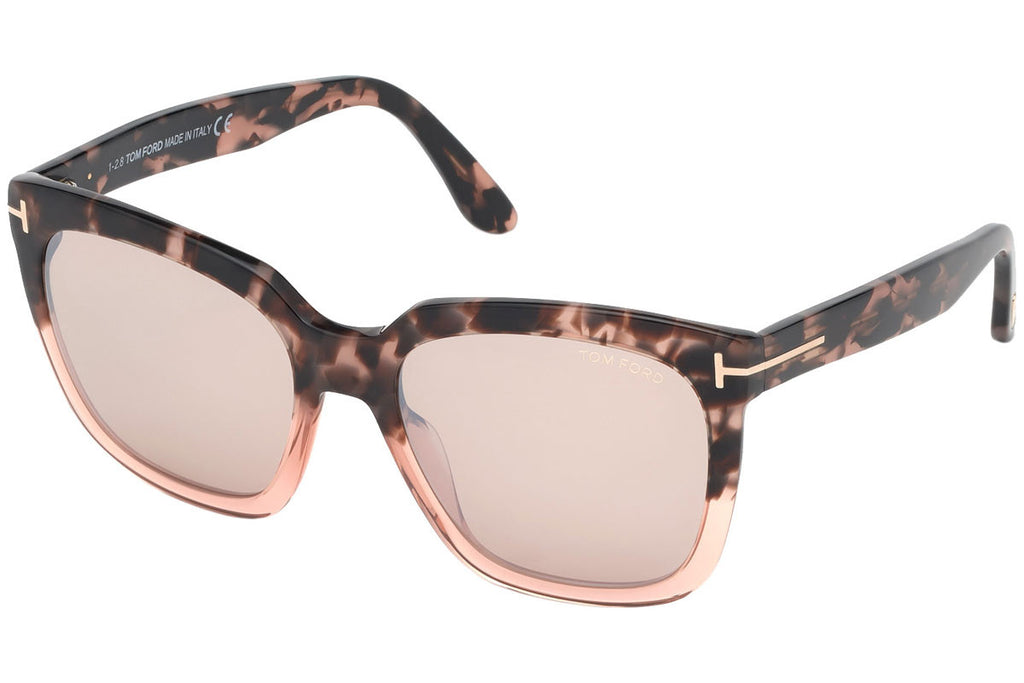 Tom Ford  Havana Rectangle Amarra Sunglasses