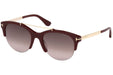 Tom Ford FT0517 69T Brown Round Adrenne Sunglasses