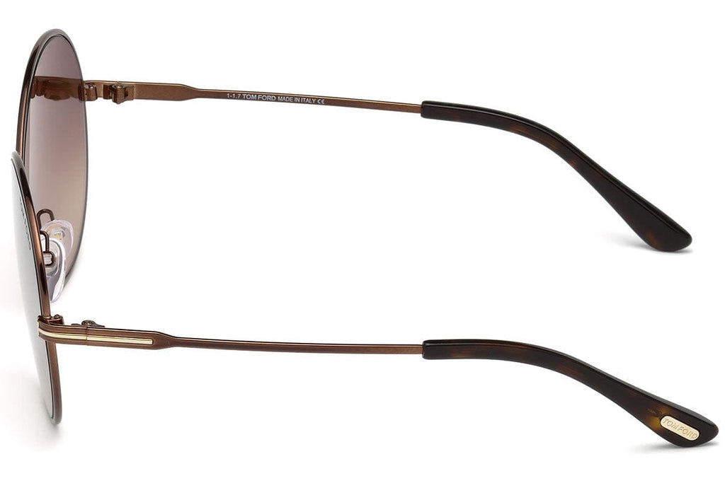 Tom Ford FT0564 48G Brown Cat Eye RaniaSunglasses