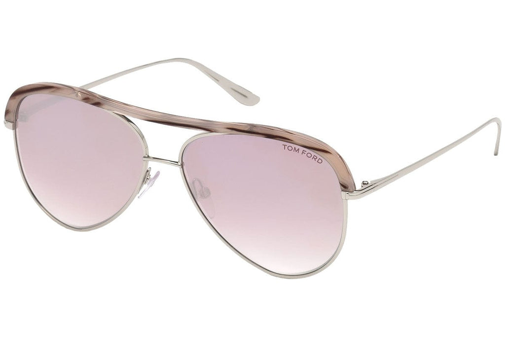 Tom Ford  Brown Aviator Sabine Sunglasses