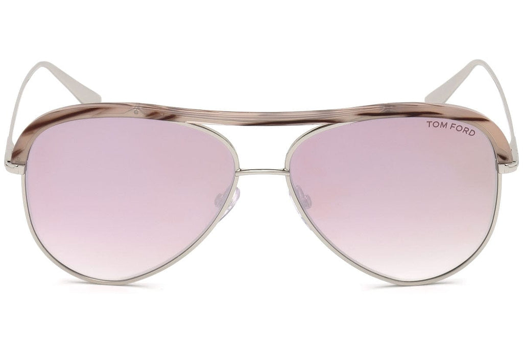 Tom Ford FT0606 16Z Brown Aviator Sabine Sunglasses