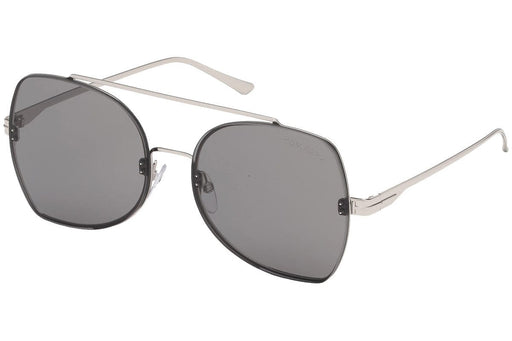 Tom Ford FT0656 16A Silver Rectangle Scout Sunglasses