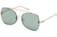 Tom Ford FT0656 28Q Gold Rectangle Scout Sunglasses