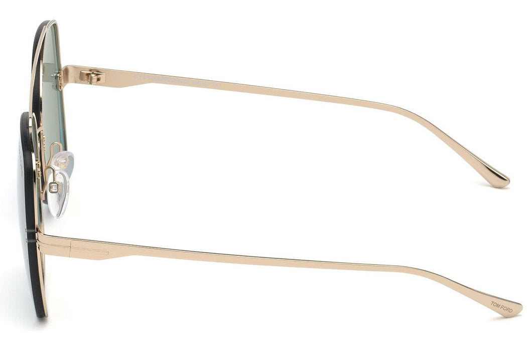 Tom Ford FT0656 28Q Gold Rectangle Scout Sunglasses