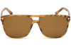 Tom Ford FT0679 45E Brown Rectangle Shelton Sunglasses