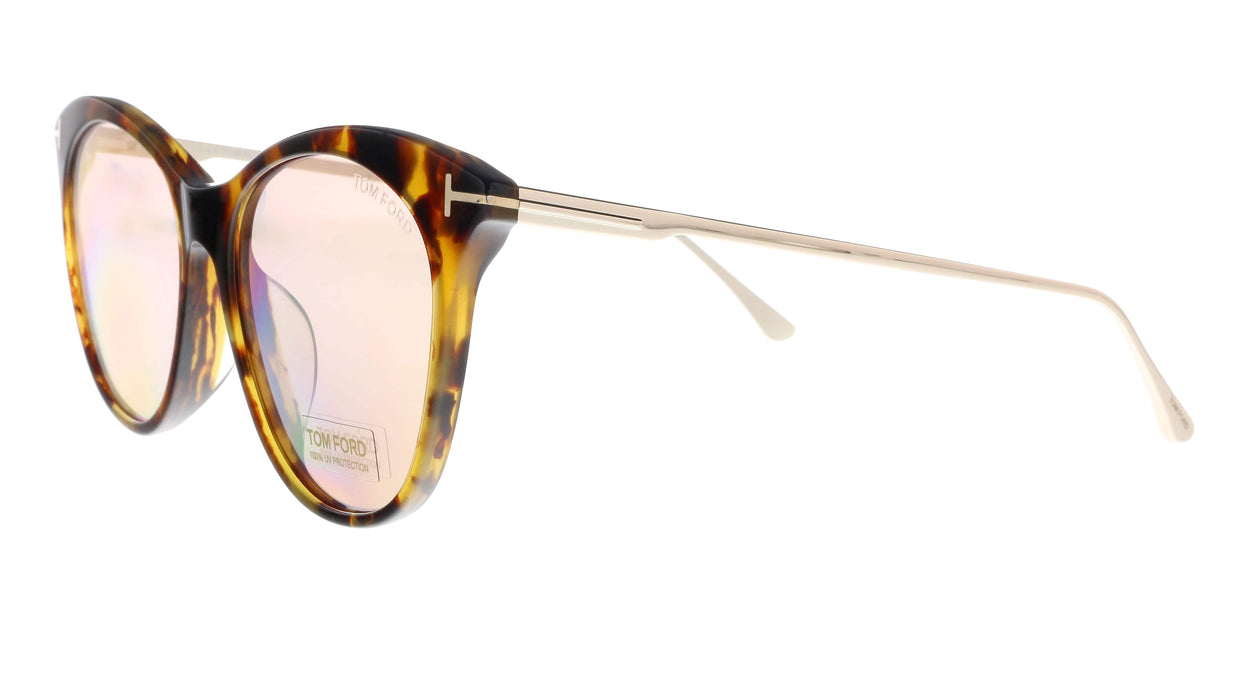Tom Ford FT0713-D 55G Havana Round Sunglasses