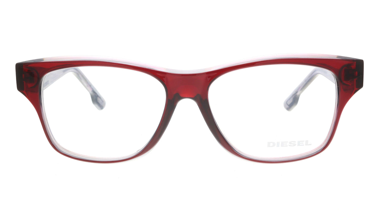 Diesel DL4065 077 Red Rectangle Optical Frames