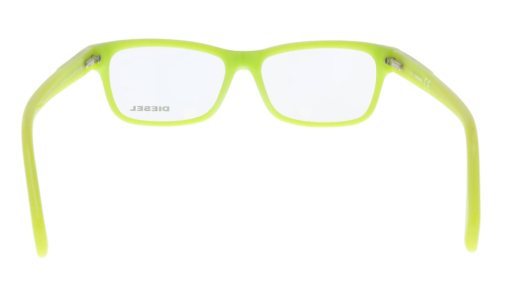 Diesel DL5039 024 White Lime Green Modified Rectangle Optical Frames