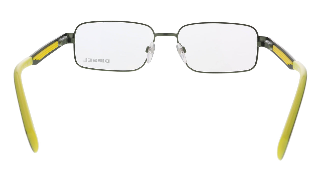 Diesel DL5051 097 Black Yellow Modified Rectangle Optical Frames