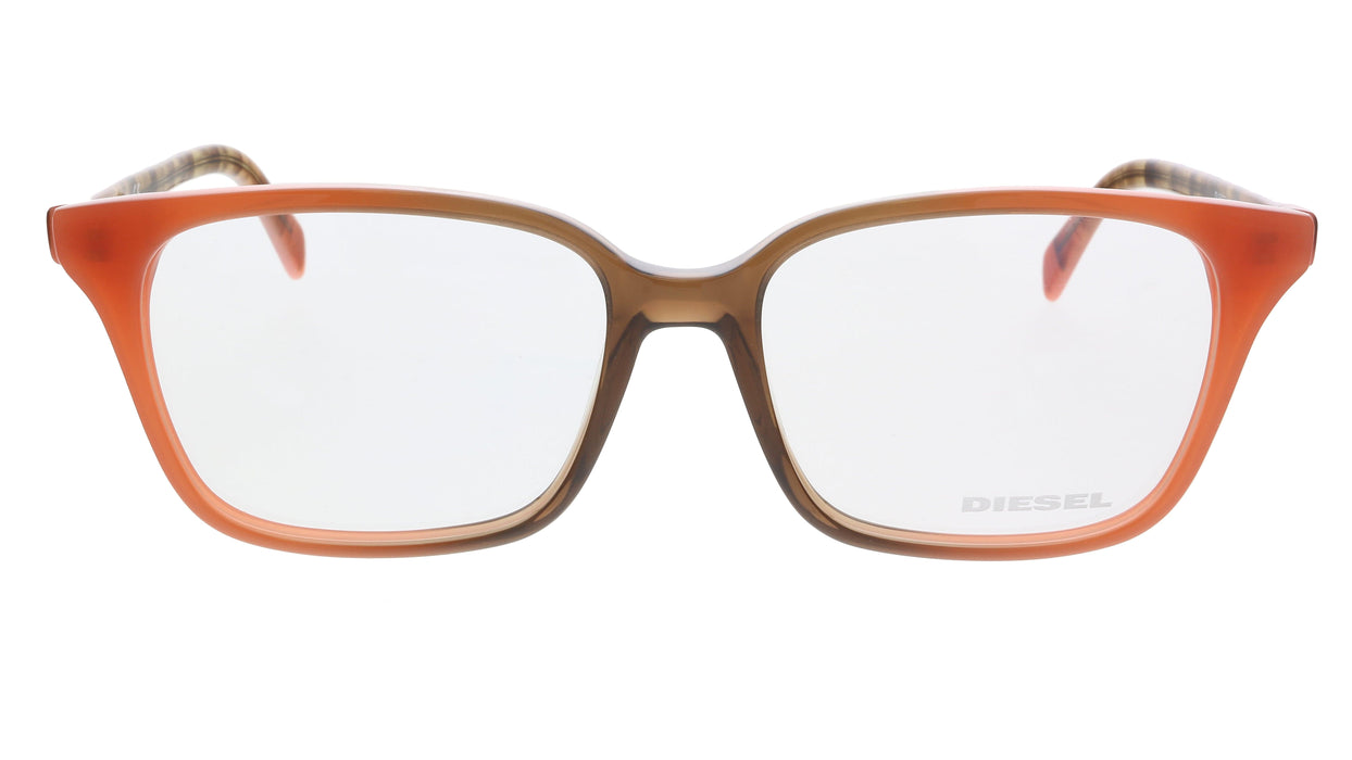 Diesel DL5055 074 Red Modified Rectangle Optical Frames