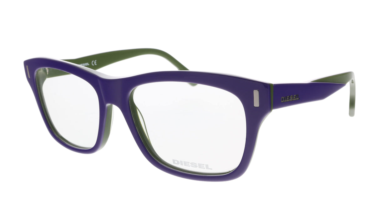 Diesel DL5083 083 Purple Green Modified Rectangle Optical Frames
