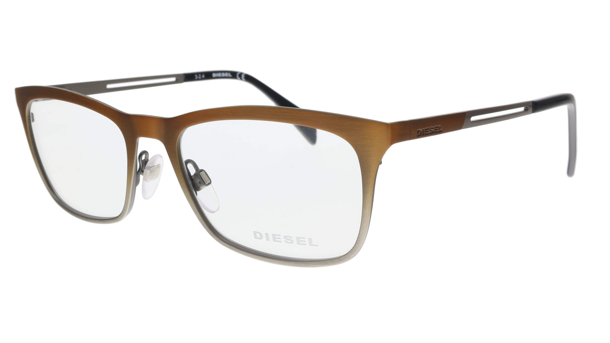 Diesel DL5122 038 Brown Modified Rectangle Optical Frames