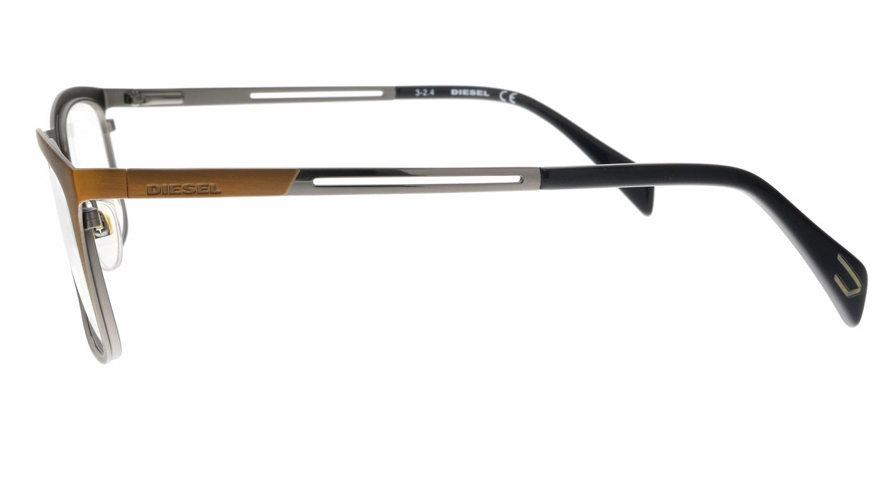 Diesel DL5122 038 Brown Modified Rectangle Optical Frames