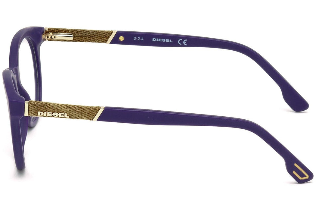 Diesel DL5156 082 Purple Rectangle Optical Frames