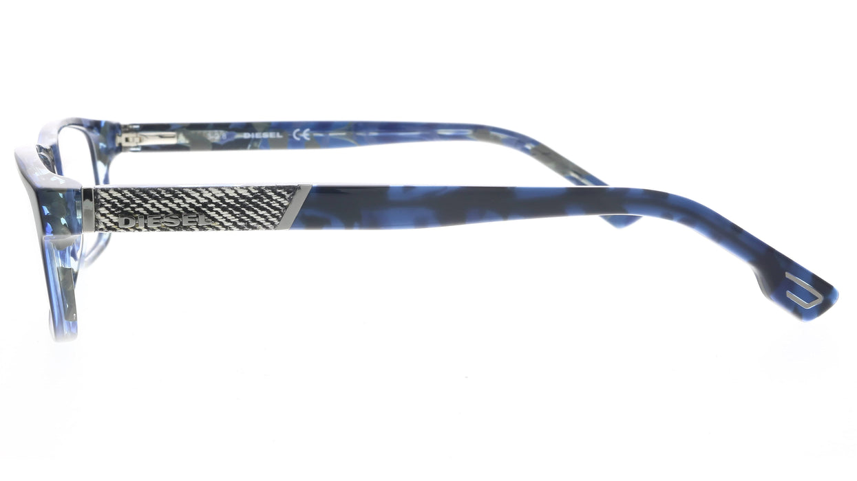 Diesel DL5189 092 Blue Rectangle Optical Frames