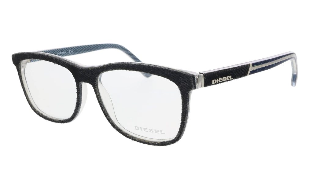 Diesel  Black Modified Rectangle Optical Frames