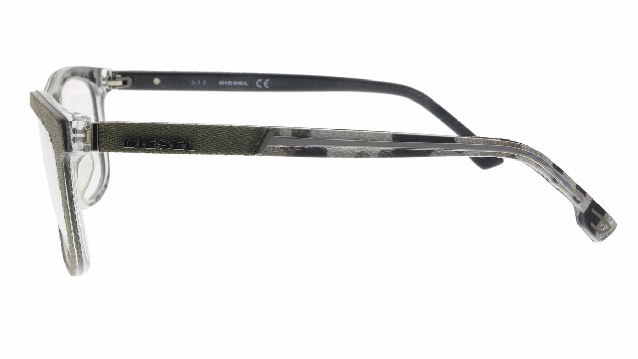 Diesel DL5191-F 098 Grey Modified Rectangle Optical Frames